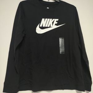 Nike long sleeve black tee M